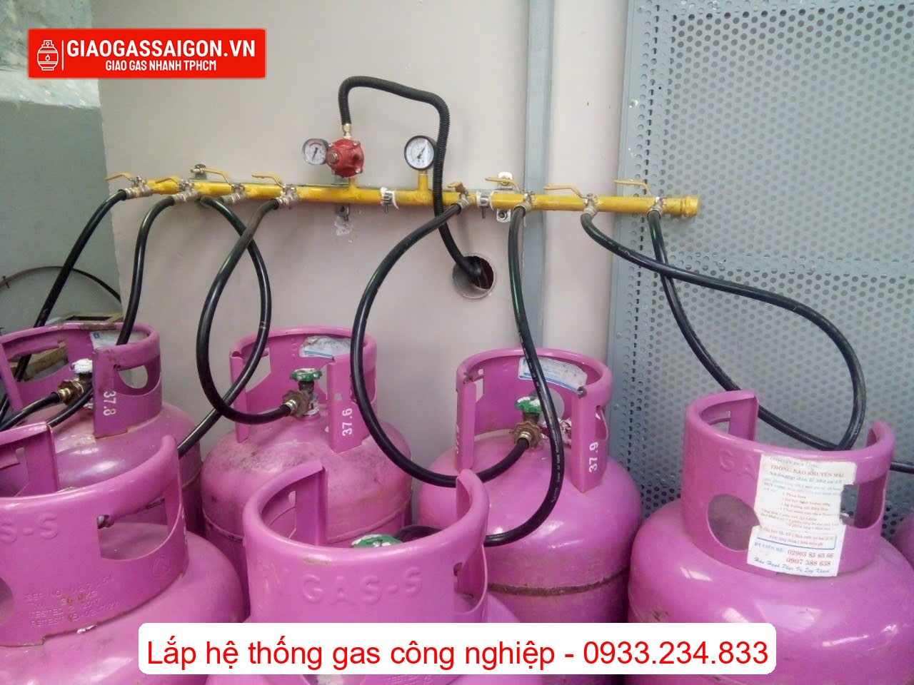 Kho gas trung tâm tại bếp nhà hàng tại Quận 12 Kho gas trung tâm tại bếp nhà hàng tại Quận 12